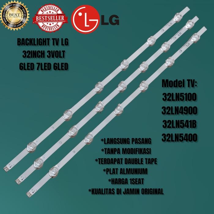 Terlaris Backlight TV LG 32LN5100 32LN4900 32LN541 LAMPU LED TV LG 32LN5100 32L SALE