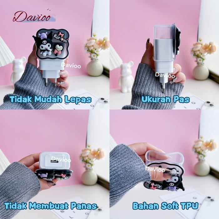 (Allthebest) Pelindung Kabel Charger OPPO/REALME 33W Set 5 Item Pelindung Charger