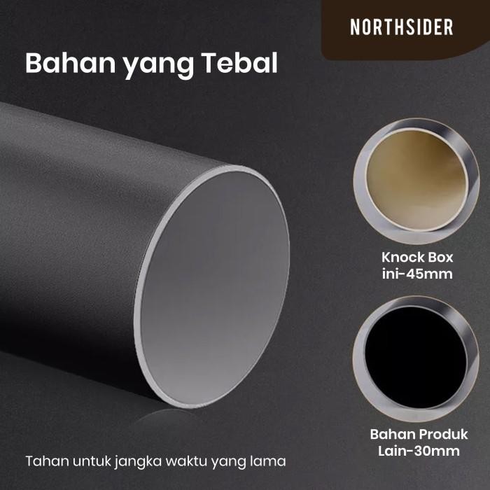 Standing Coffee Knock Box Tube Bin Coffee Wadah Ampas Kopi Berdiri