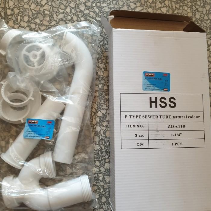 (Allthebest) Sifon wastafel pvc/ avur/ sifon wastafel leher angsa/ bottle trap pvc