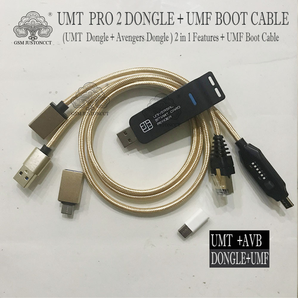 TERLARIS  Original new Umt pro 2 dongle ( Umt dongle + Avengers dongle 2 in 1 Features )and Umf boot