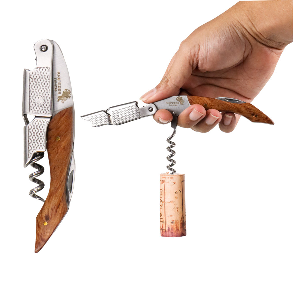 [Bagusnya] KNIFEZER Pembuka Tutup Botol Wine Bottle Opener - TYK-074B