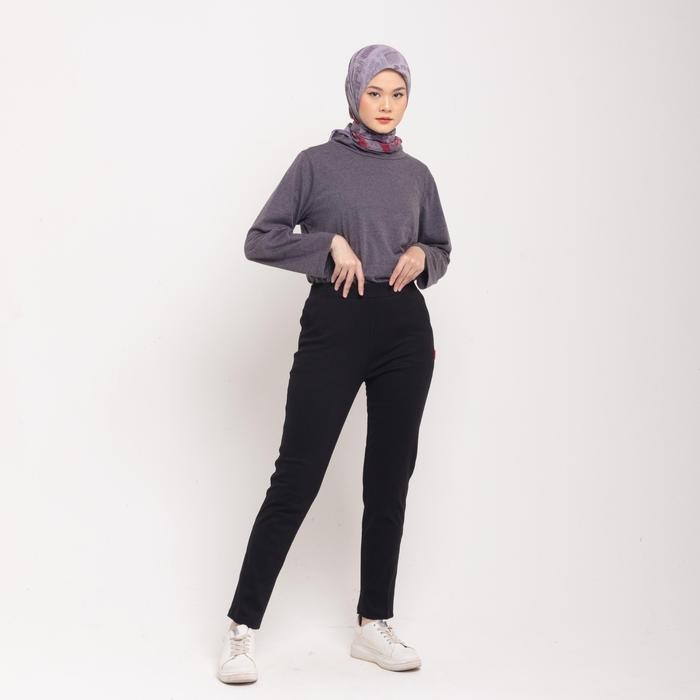 Product Laris Dauky Bawahan Muslim Wanita Celana Panjang Straight Pants Basic