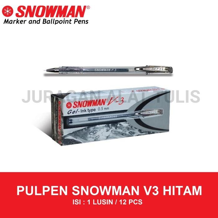 

PULPEN SNOWMAN V3 HITAM
