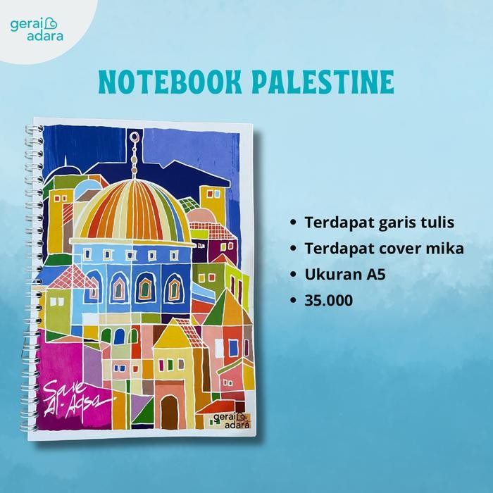 

Notebook / Buku Tulis Motif Al-Aqsa Gerai Adara