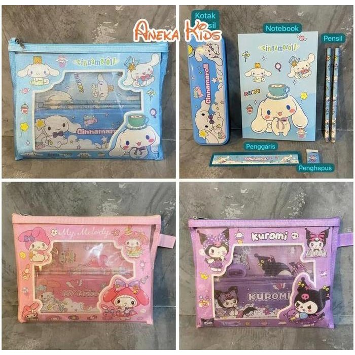 

Set Alat Tulis Sanrio - Pensil Set