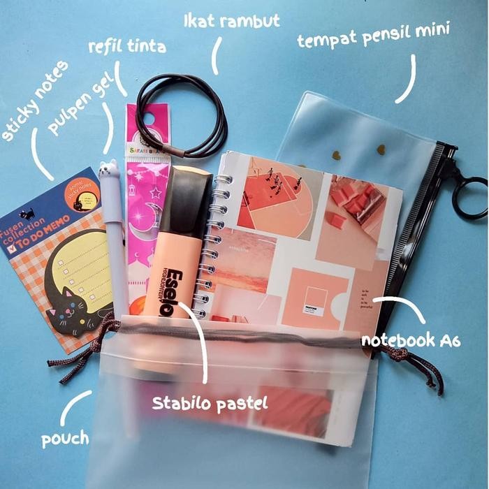 

Paket Alat Tulis Set 8in1/ Aesthetic Stationary Set / Stationary Fancy