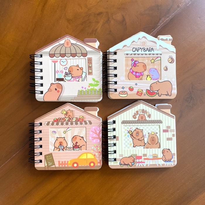 

Capybara Alat Tulis Lucu Stiker Pensil Notebook Clear File Pensil Mekanik Sticky Notes Memopad Buku