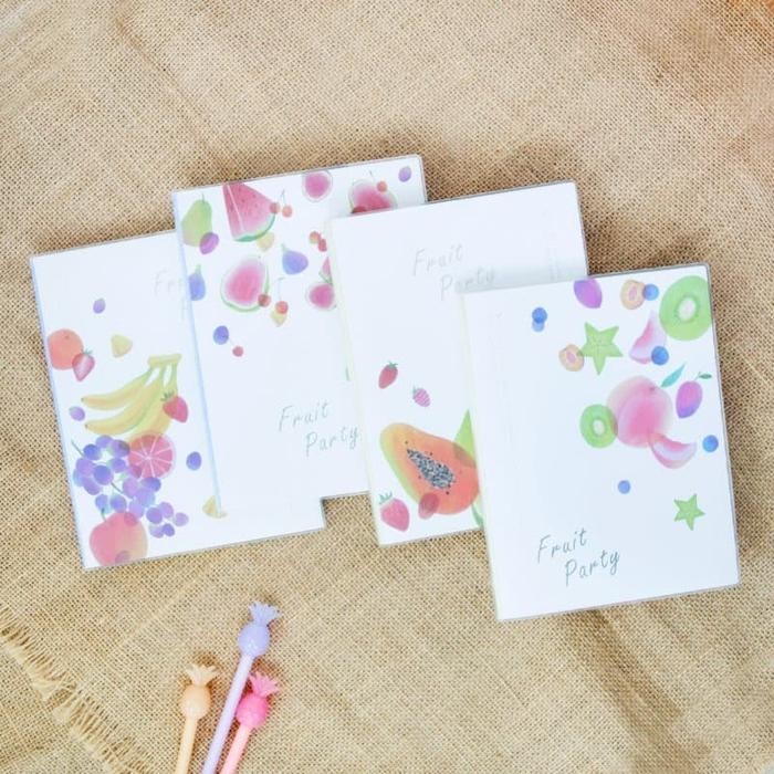 

Fruit Party Thick Ruled Notebook B5 / Buku Tulis B5 / Buku Catatan B5