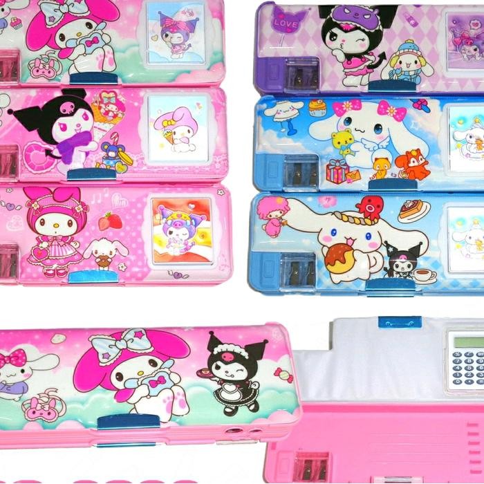 

Kotak Pensil Kalkulator Mekanik Motif Karakter Cewek - Stationery Alat Tulis Pena