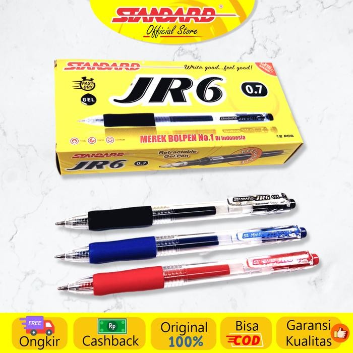 

Standard - Pulpen JR6 0.7 ( Alat Tulis / Pen / Ballpoint / Pena )