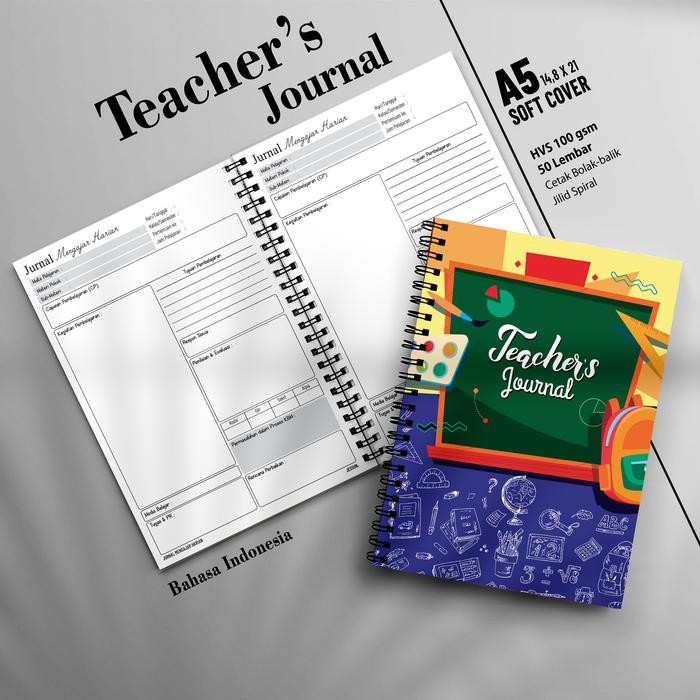 

TEACHER'S JOURNAL A5 Buku Jurnal Mengajar Harian Guru