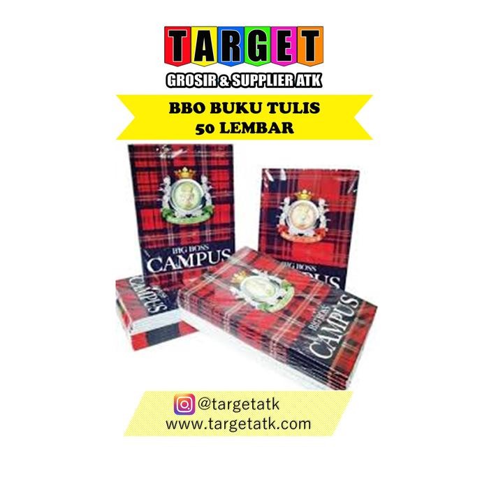 

BUKU TULIS CAMPUS BIG BOSS 50 LEMBAR / BBO 50 (10 buku)
