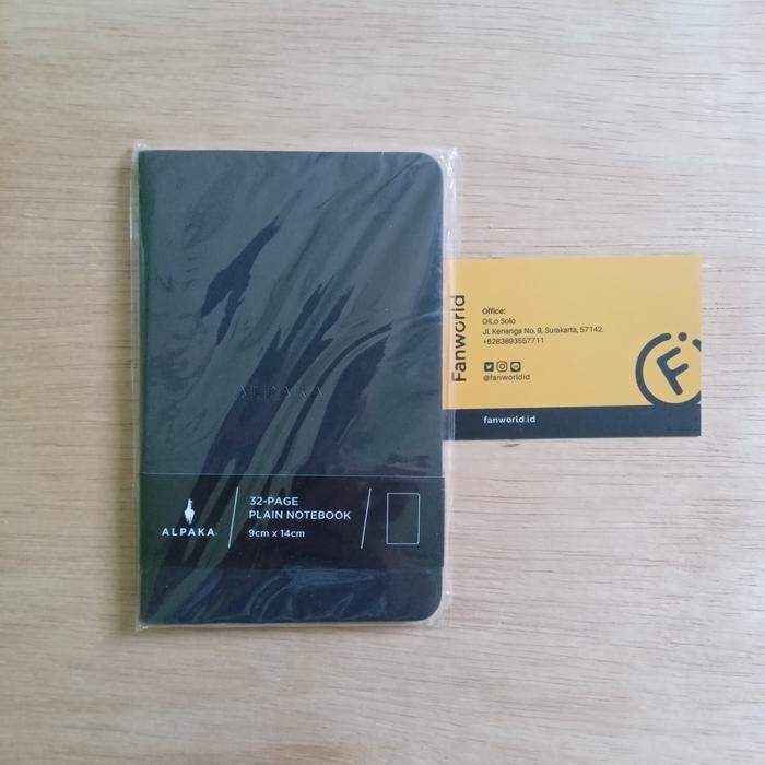 

[Official Alpaka] Notebook - Premium Blank Pocket Size