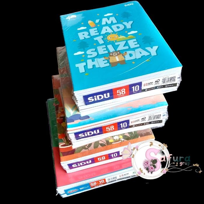 

buku tulis SIDU 58 lembar 1 pak 10 pcs buku sekolah