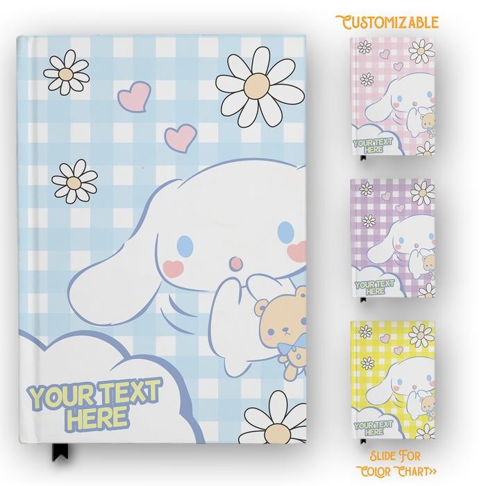 

Buku Catatan Notebook Cinnamoroll 1 Custom Nama Jurnal Diary Hardcover
