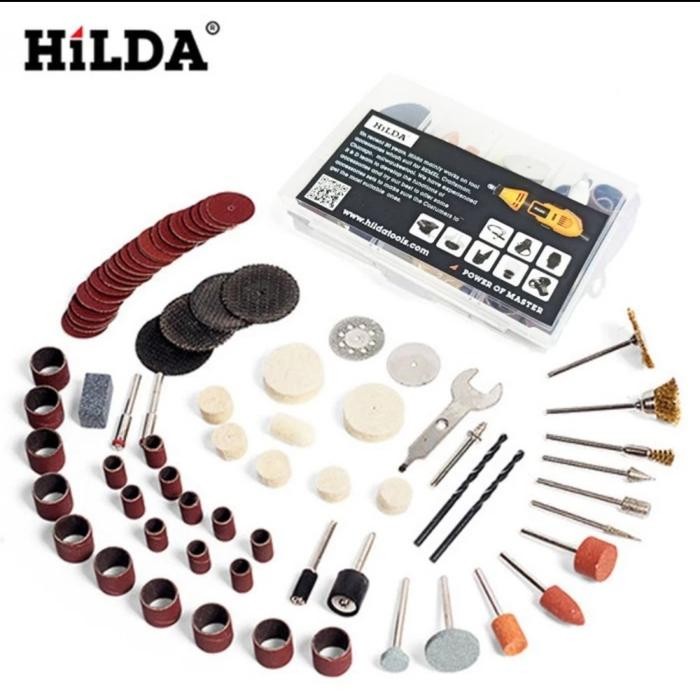 NEW Aksesoris Mini Grinder Bor Mini Set 92pcs HILDA [terbaik][terlaris]