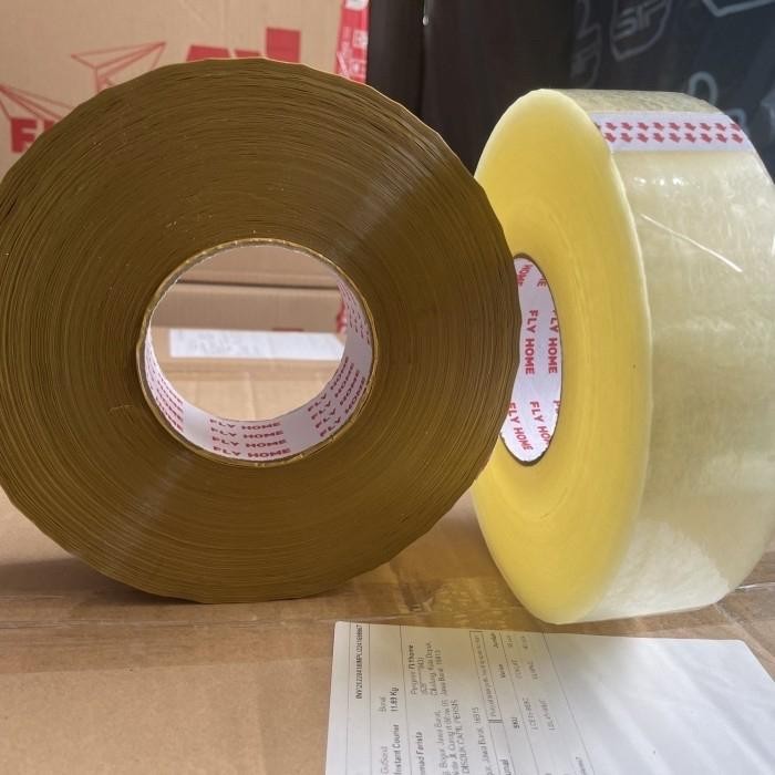 

Produk Viral Flyhome Lakban Bening Coklat 500Meter 2Inci 45X500 Meter 1 Dus Instan Packing Aman