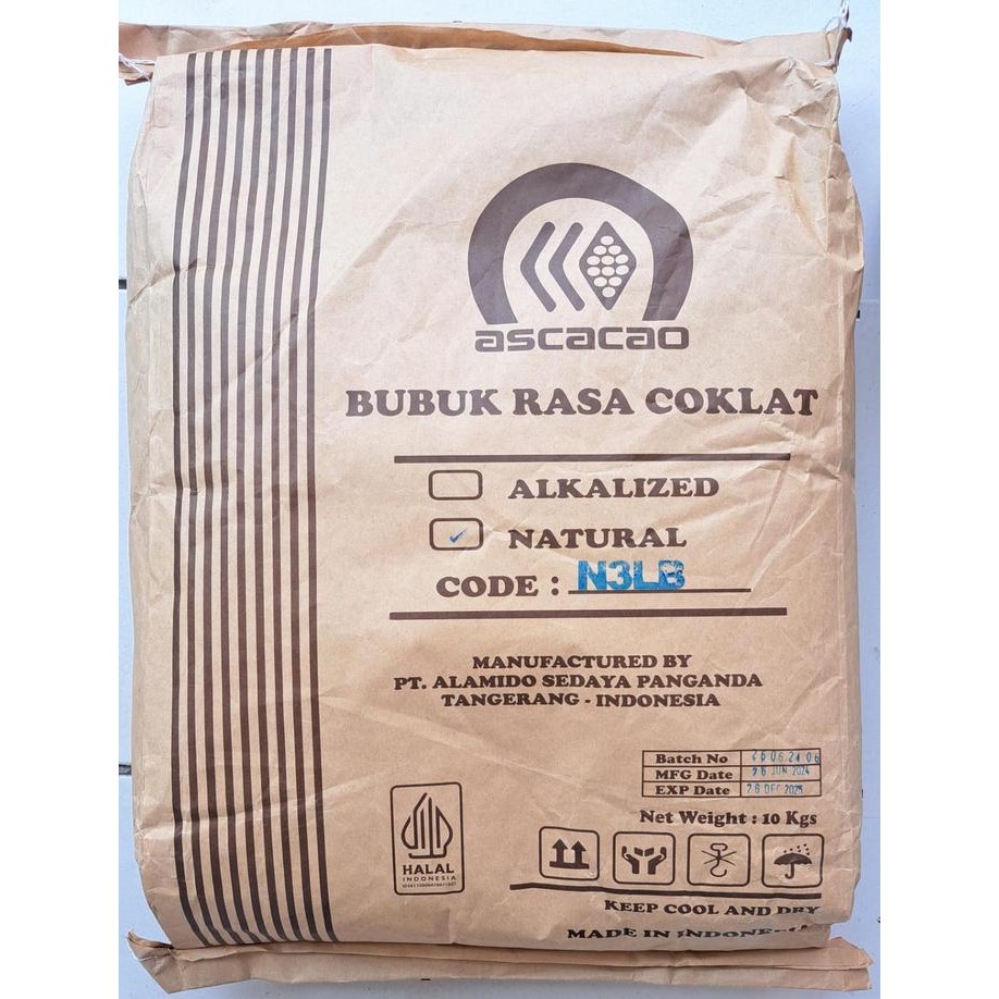 

Bubuk rasa coklat natural ascacao kemasan 1 kg murah