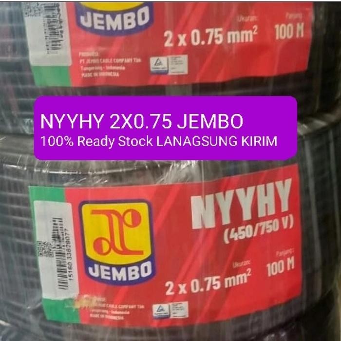 KABEL NYYHY 2X0.75 JEMBO 50Mtr
