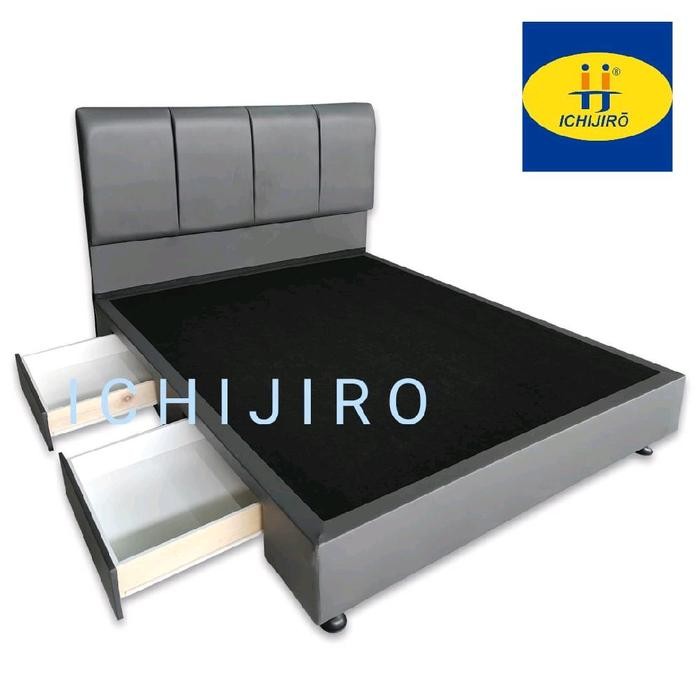 Dipan Headboard Laci 160X200 Carara