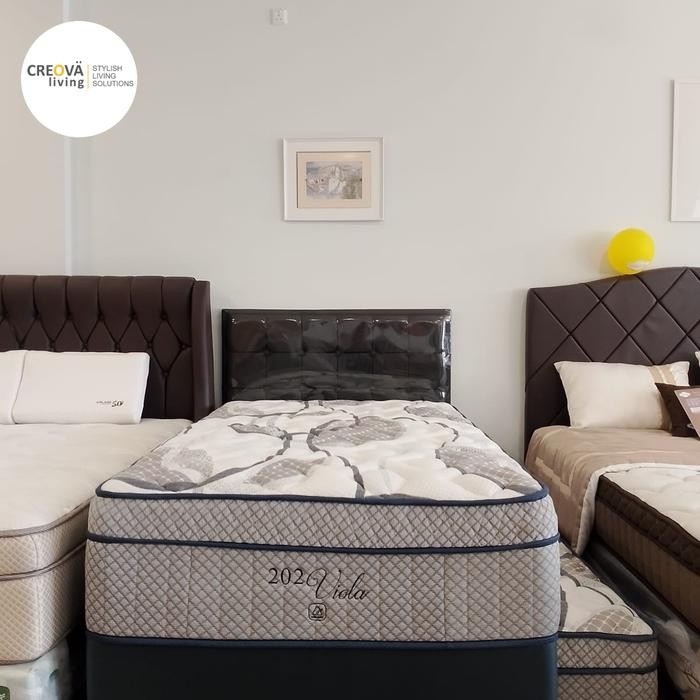 Springbed/Kasur 2 In 1 Viola Latex 202 Uk 120 X 200 Ful Bed Set