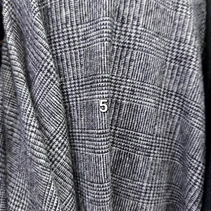 Kain celana semi wool motif,bahan semi wool kotak bahan celana dan blazer