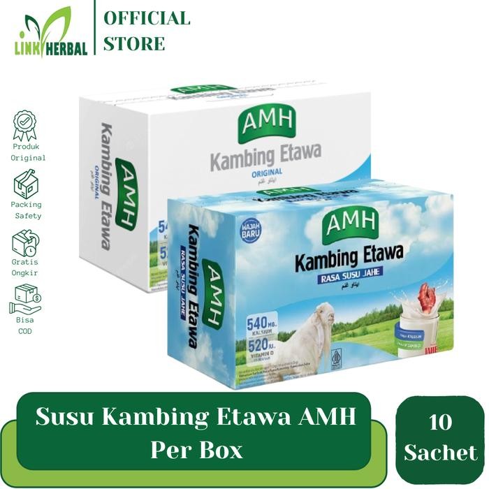 

New Susu Kambing Jahe AMH Susu Kambing Etawa Per box