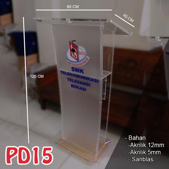 Podium Akrilik Cspd15 - Acrylic Podium