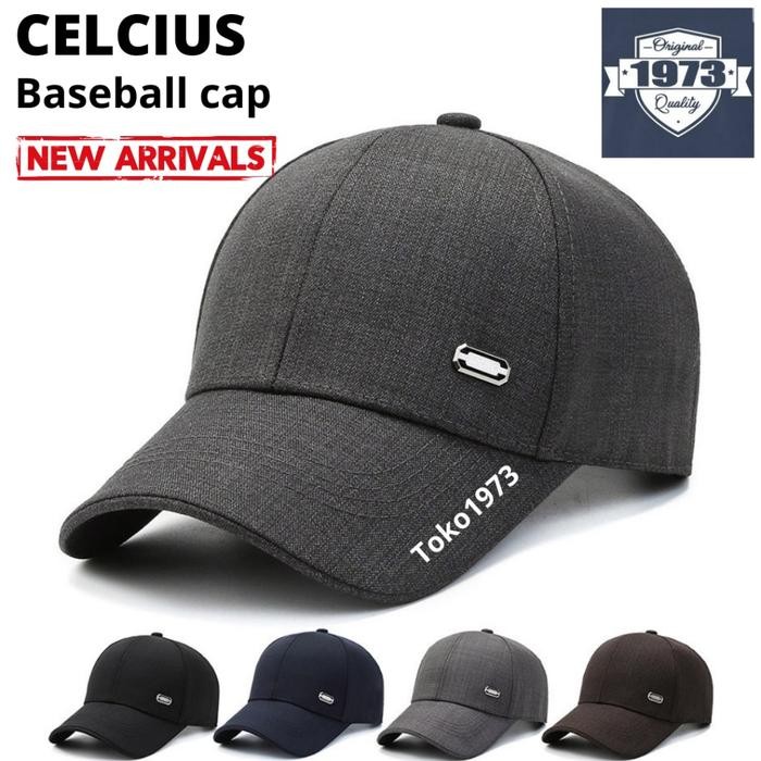 Baseball cap : CELCIUS - Topi Baseball Topi Pria Topi Wanita