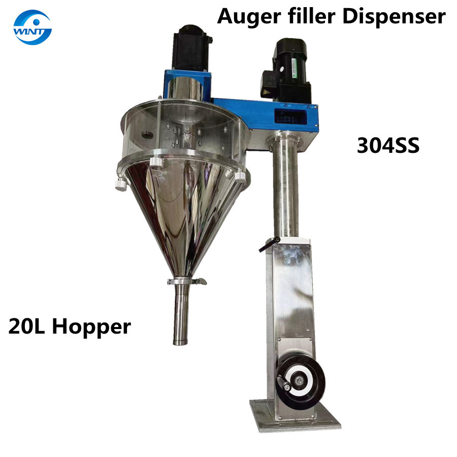 Freeshipping Semi-auto Auger Powder Filling Head Dispensor Applicable to Pepper,Coffee Powder Gypsum