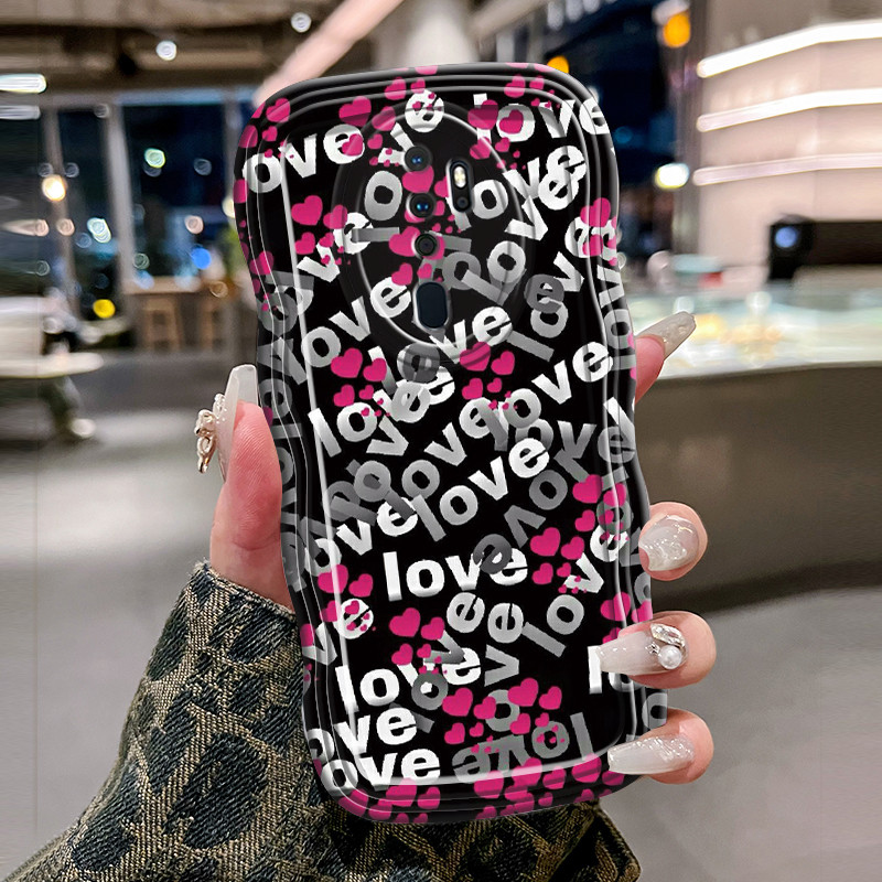 Casing Hp Untuk OPPO A5 2020 A9 2020 Case Casing teks Cinta cesing silikon Softcase Hp Kasing kesing