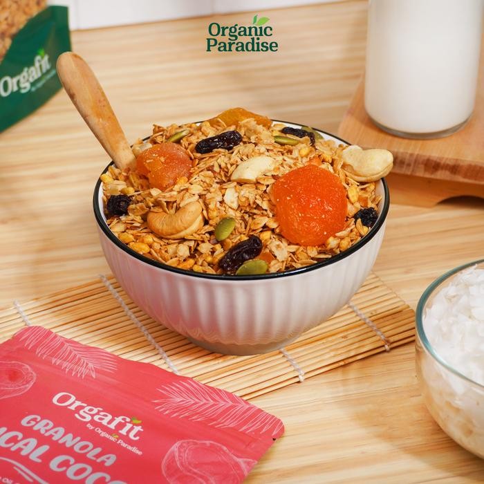 

Granola Tropical Coconut Special 1 Kg / Sereal Granola Rasa Kelapa Special 1 Kg Organic Paradise