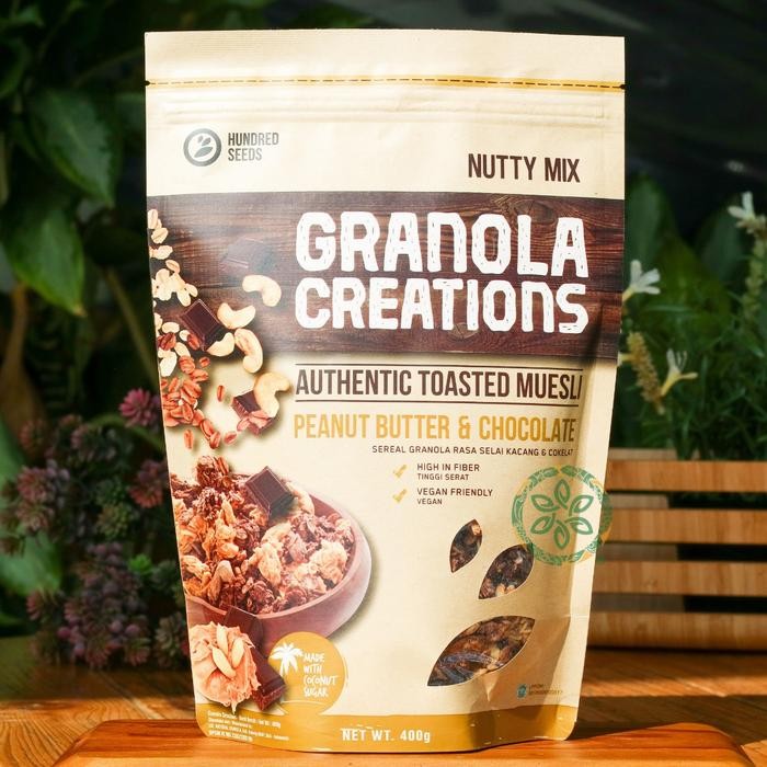 

Granola Creations Toasted Muesli Peanut Butter & Chocolate - 400 G