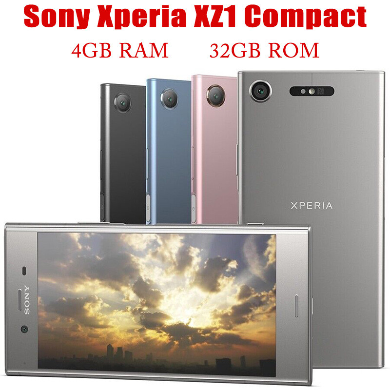 Sony Xperia XZ1 Compact G8441 SO-02K Japan Version 4G Mobile Phone 4.6" 4GB 32GB ROM Snapdragon 835 