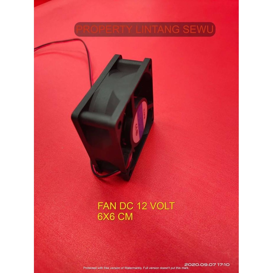 (Expert) FAN KIPAS DC 12V 6X6CM fan kipas dc 12 v 6 x 6 cm