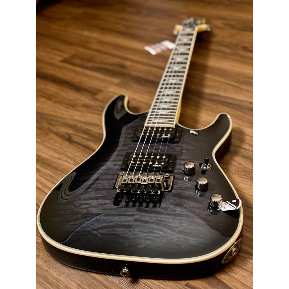 Schecter Omen Extreme-6 Fr Stblk See Thru Black