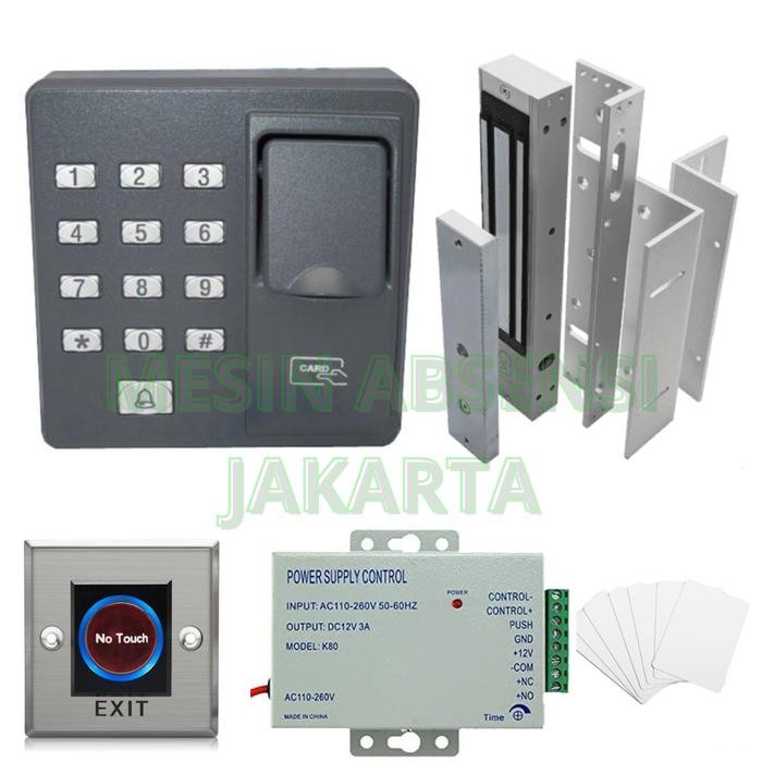 ZKTECO X6 PAKET AKSES DOOR FINGERPRINT PAKET ACCESS CONTROL ACCES DOOR