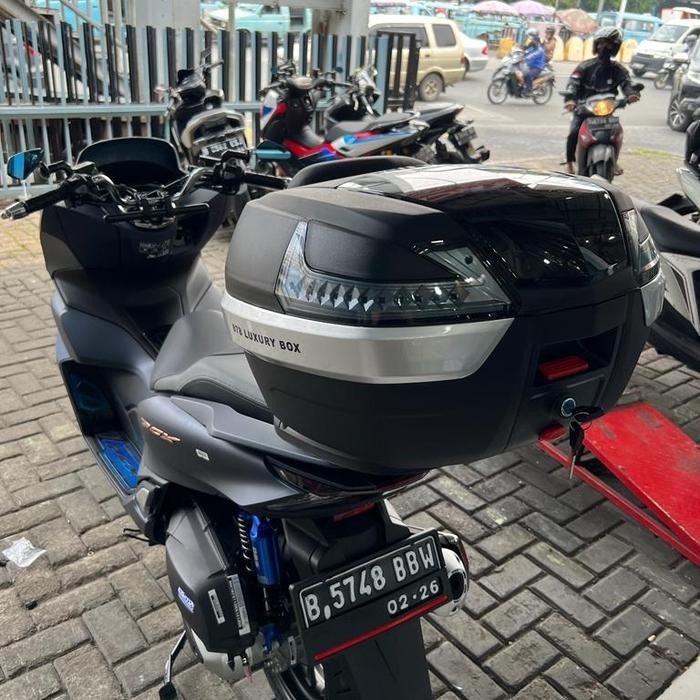 Diskon Box Pcx Top Box Paketan Pcx150/Pcx160 Mhr 47Liter Muat Dua Helm Mhr