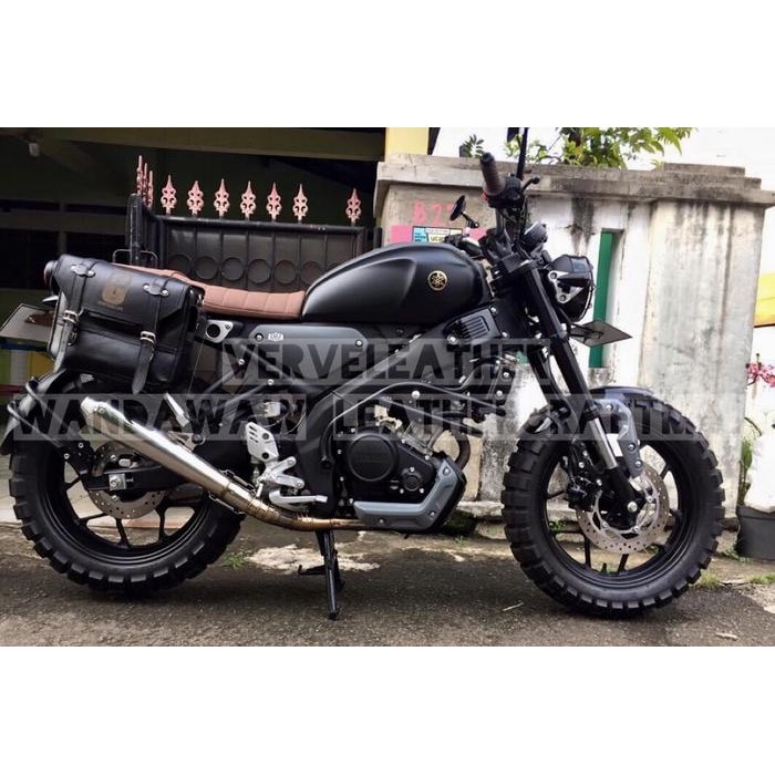 Termurah Sidebag Yamaha Xsr 155 , Tas Xsr 155 , Tas Kulit Xsr
