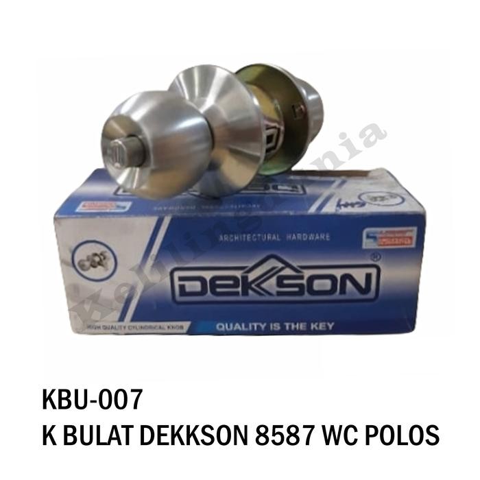 KUNCI BULAT DEKSON KCBL DL8587 PINTU KAMAR MANDI HANDLE STAINLESS
