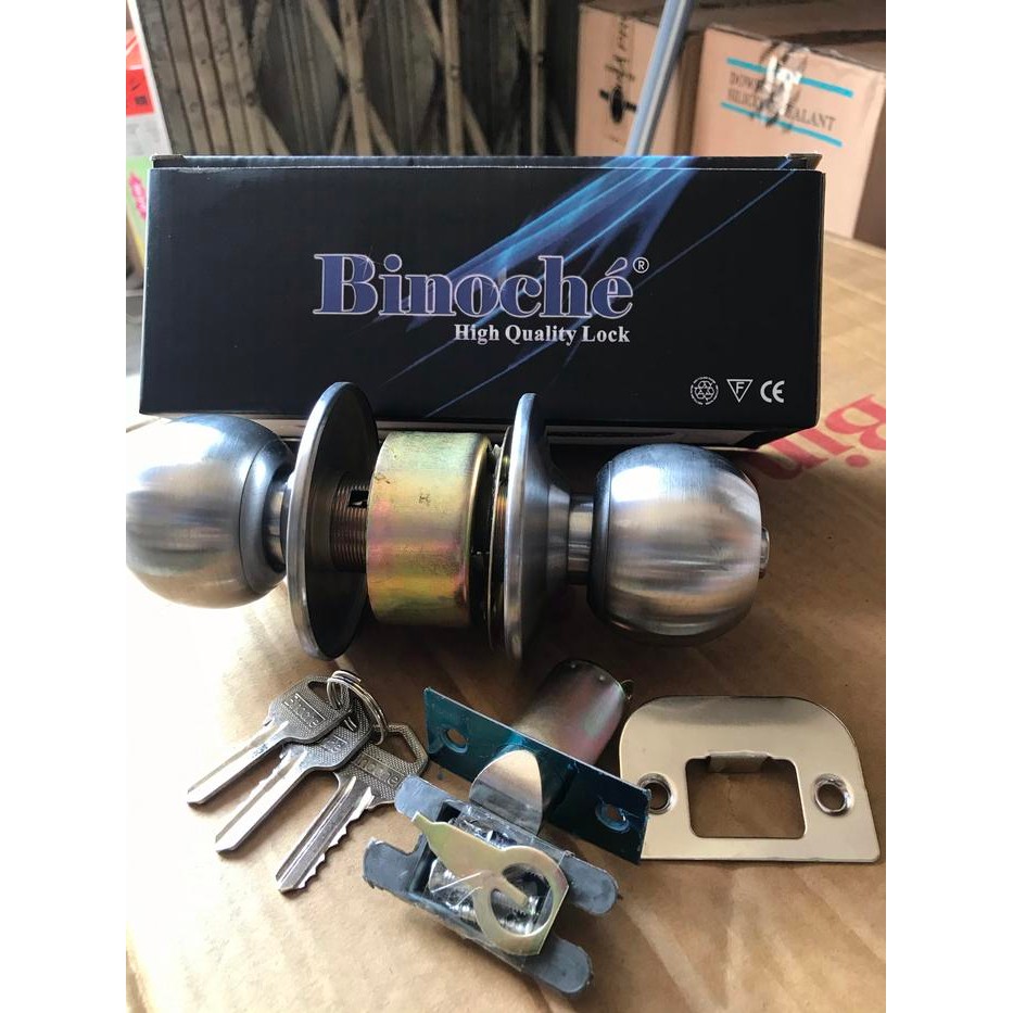 KUNCI PINTU KAMAR MANDI/KUNCI BULAT/KUNCI KAMAR MANDI STAINLESS