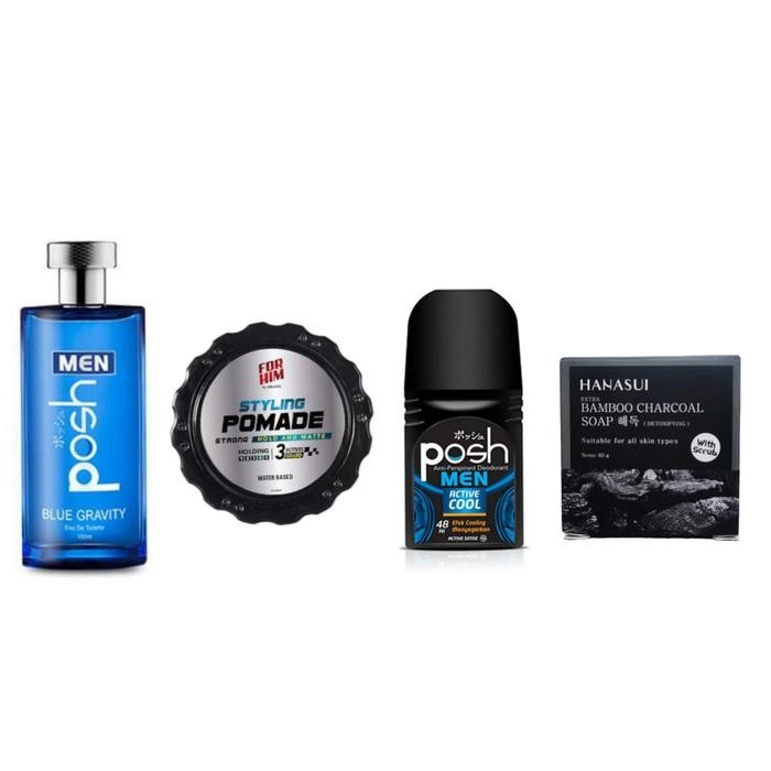 

POSH MEN PAKET HEMAT POSH MEN 4in1 Perawatan PRIA