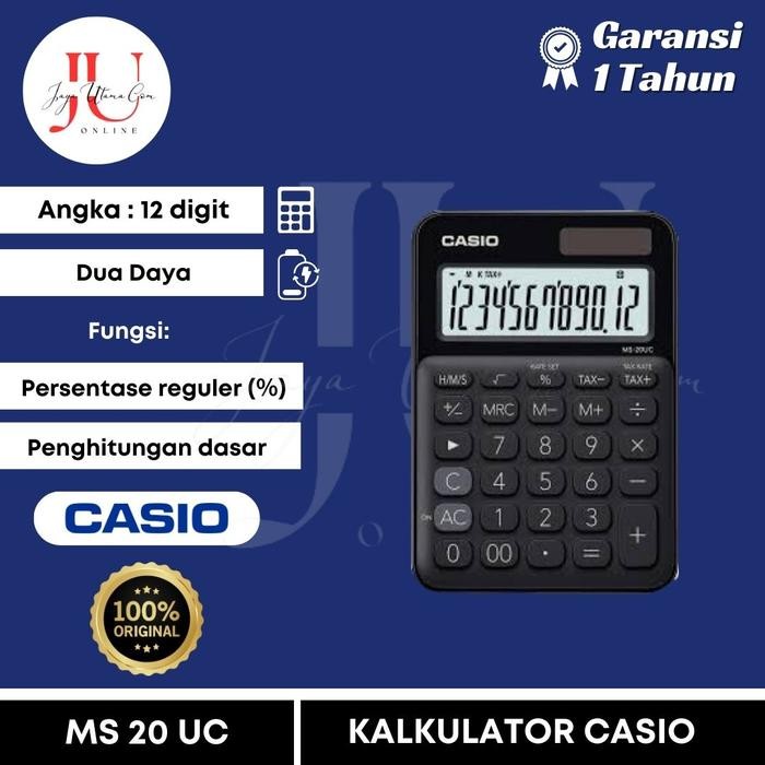 

Calculator Casio MS-20UC-BLACK Original