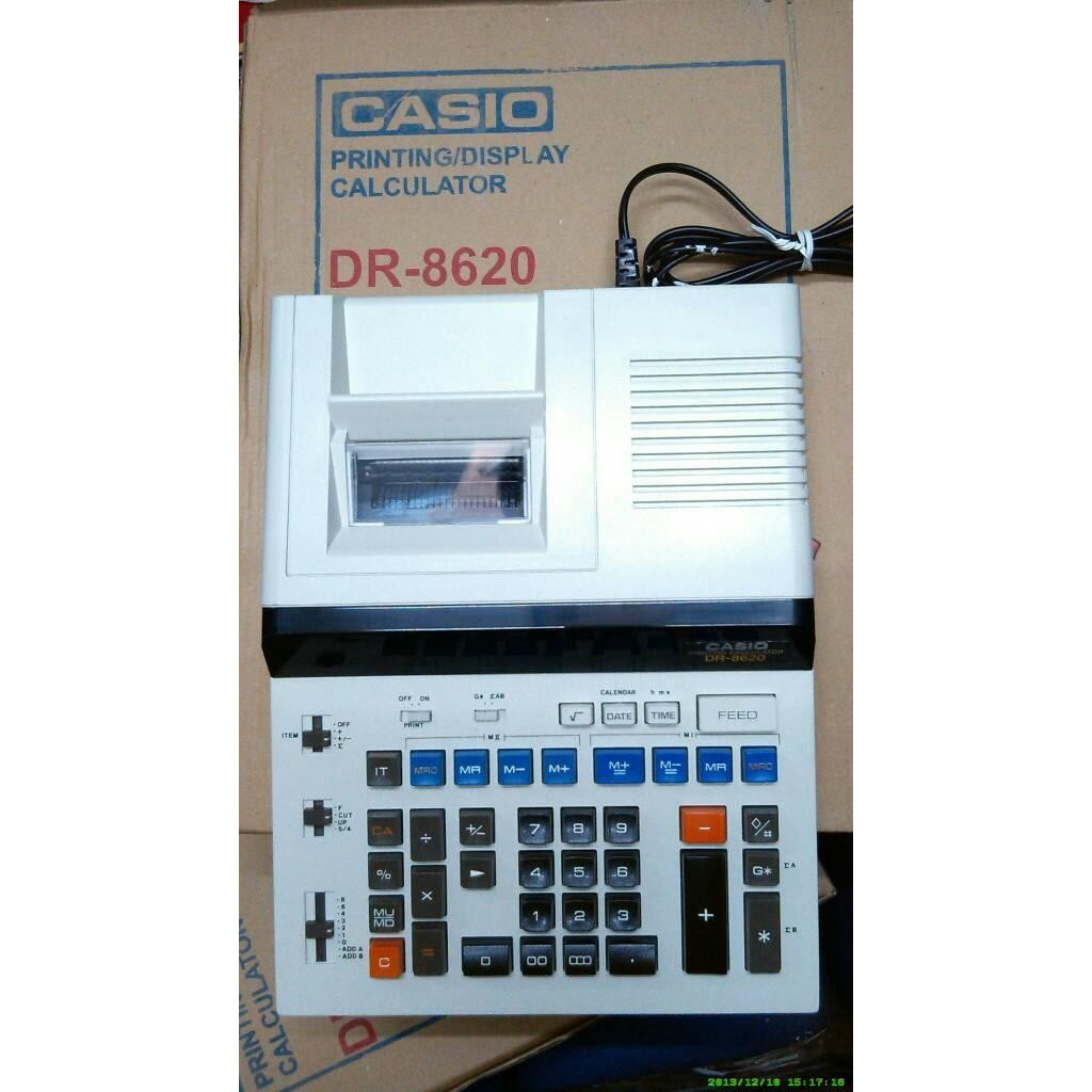 

calculator printing.CASIO DR-8620(16 digit)