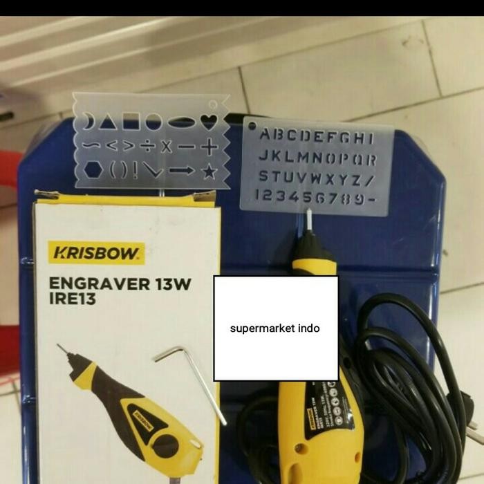 

Hot Sale! Alat Grafir 13W Krisbow /Engraver 13 Watt Krisbow