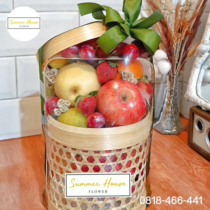 

Summer House ID Fruit Hampers Parcel Buah Segar (Tube) Bingkisan buah untuk orang sakit, Gift,
