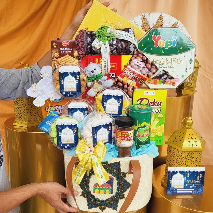 

Paket box hampers lebaran parcel idul fitri ramadhan kue kering 228