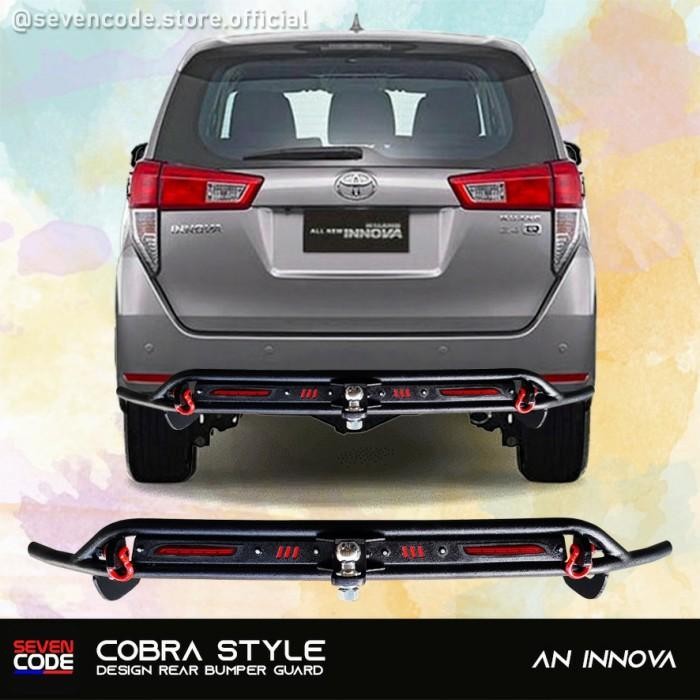 Bagus Rear Bumper Guard Towing Belakang Innova Reborn Cobra Sevencode