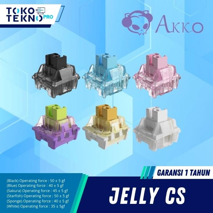(Expert) Akko CS Jelly Switch For Mechanical Keyboard